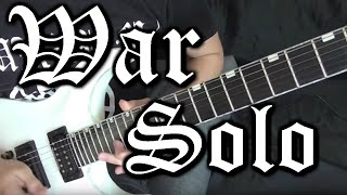 Burzum  War SOLO Guitar Cover [upl. by Mallorie159]