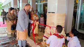 TAGATA PASIFIKA Tanoa International Dateline Hotel Tonga Opening [upl. by Brinn361]