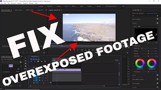 How to fix OVEREXPOSED footage in Adobe Premiere Pro [upl. by Courtland]