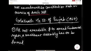 Golaknath vs state of punjab Evolution of Basic structure of constitution in 3 minutes Part 1 [upl. by Terzas]