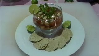 Ceviche de pescado acapulqueño Receta 20 receta de ceviche de pescado [upl. by Meerek]