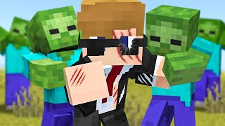 I Survived a Zombie Apocalypse in Minecraft [upl. by Worrad855]