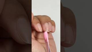 HOW TO Repair my Broken Nail Easily nails naildesigns nailart nailtech [upl. by Erdna]