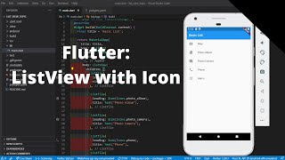 Flutter ListView with Icons [upl. by Kimmel]