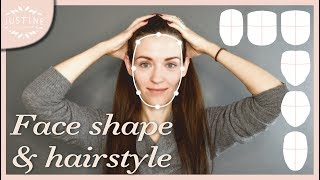 Good hairstyles for your face shape amp how to determine your shape  Justine Leconte [upl. by Sachi]