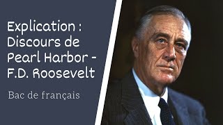 Roosevelt discours du 8 décembre 1941 sur Pearl Harbor Explication [upl. by Sheedy555]