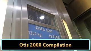 Lift Compilation 1 Otis 2000 Compilation [upl. by Ysus894]