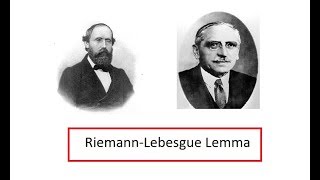 RiemannLebesgue Lemma [upl. by Minabe]