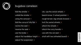 bugaboo cameleon demo  recline the seat [upl. by Ettenuahs]