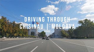 A drive through Chisinau Moldova in September 2022 4K [upl. by Einolem]