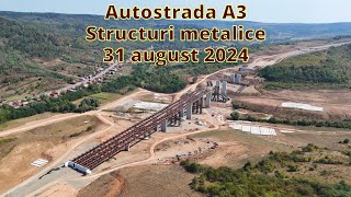 Autostrada A3 UMB Structuri metalice 31 august 2024 [upl. by Aime]