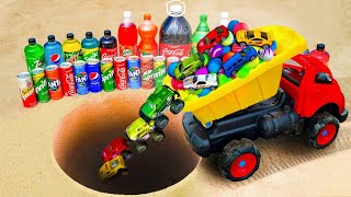 Experiment with Marble Run Race ASMR amp CocaCola vs Mentos Fanta Sprite Orbeez in Underground [upl. by Malone]