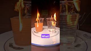 Water vs Fire Science Experiment 💧🔥 shorts ytshorts viralshorts [upl. by Anehta]