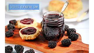 Easy Seedless Blackberry Jam [upl. by Niwrud363]