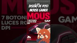 Post de mouse gamer diseño disenografico design graphicdesign [upl. by Webster209]