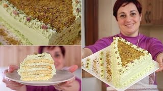 TORTA FURBA AL PISTACCHIO Ricetta facile  Pistachio Cake Easy Recipe [upl. by Inaffyt]