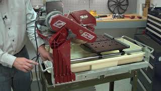 MK Diamond Tile Saw Repair  How to Replace the Table [upl. by Airotkiv697]