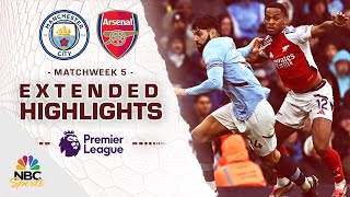 Manchester City v Arsenal  PREMIER LEAGUE HIGHLIGHTS  9222024  NBC Sports [upl. by Gerdi]