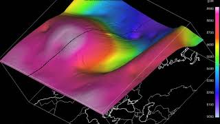 GFS Geopotential height and MSLP in 3D Severe Weather Europe Andrej Flis Recretos [upl. by Waldo]