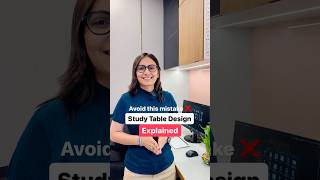 ❌ Avoid this mistake while designing study table home interiordesign bedroom [upl. by Odlonyer407]