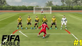 I ATTEMPTED PRO LONG SHOT  FIFA MOBILE GAMEPLAY 1 [upl. by Braasch515]