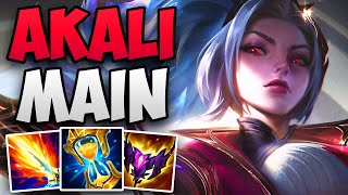 KR CHALLENGER AKALI MAIN AMAZING MID GAMEPLAY  CHALLENGER AKALI MID  Patch 148 S14 [upl. by Corell]