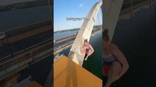 High Diving Gone Wrong 😳 bravegang bts [upl. by Fi]