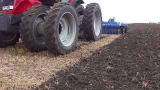 LEMKEN Rubin 9 Working Alfalfa in Alberta [upl. by Anilemrac]