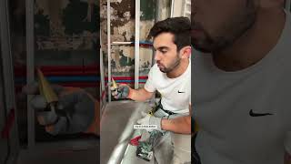 TIPS  passer sa plomberie dans le doublage tutorial travaux renovation tips plomberie [upl. by Notned972]