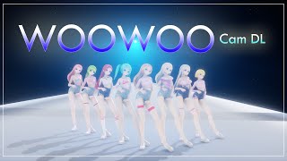 【MMD KPOP】 DIA Woo Woo 【Camera DL】【8Person ver 】 [upl. by Dominus339]