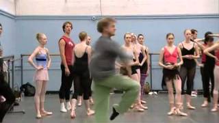 Baryshnikov lesson in New York City Ballet 2003 [upl. by Arahk]