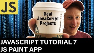 JavaScript Tutorial 7 Paint App Canvas API [upl. by Sheba]
