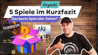 Kurzfazit zu 5 Spielen mit dem vielleicht besten Spiel aller Zeiten [upl. by Rumery444]