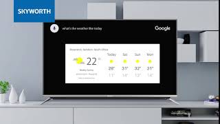 Skyworth Android TV Voice Search Function [upl. by Searle71]