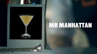 MR MANHATTAN DRINK RECIPE  HOW TO MIX [upl. by Mccollum]