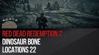 Red Dead Redemption 2  Dinosaur Bone Locations  22 [upl. by Reamonn]