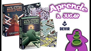 Mazescape  Cómo se juega  Tutorial  Juego de Mesa [upl. by Erasmus]