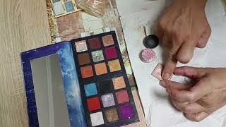 Перепрессрвка теней Ашера delanci repressing eyeshadow [upl. by Egide48]