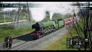 first time driving the flying scotsman in train sim world 5 [upl. by Aiyn961]