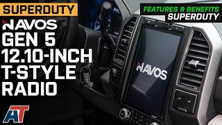 20172022 Ford SuperDuty Navos Gen 5 1210Inch TStyle Radio Feature amp Benefits [upl. by Aihsyla]