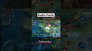 Tutorial Kadita Petrify mlbb shorts kadita [upl. by Ennaehr]