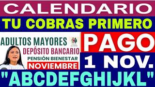 📅 CALENDARIO OFICIAL📆PAGOS ADELANTADOS☝️6000 ADULTOS MAYORES 65 🎉 PENSIÓN BIENESTAR 🎁 [upl. by Esinwahs944]