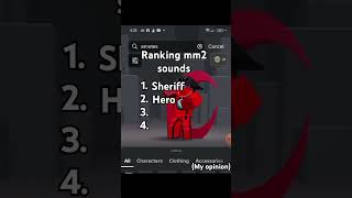 Ranking mm2 sounds [upl. by Ynnattirb736]