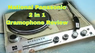 Record Player Review  National Panasonic 2 in 1 Gramophone Review [upl. by Darrin954]