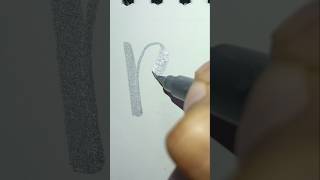 Calligraphy alphabet R ✨artbydurga brushcalligraphy [upl. by Gibby]