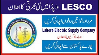 Vacancies in Wapda LESCO Jobs 2024  Career Zone PK [upl. by Zebaj]