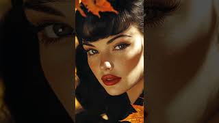 Bettie Page in Autumn Light Pinup elegance meets nature’s gentle hues [upl. by Cesaro]