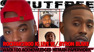 Rocstar2800 amp Byron Blake Speak On Wack100 Response To Aye Verb For CallIng Out Hitman Holla🤔 [upl. by Ecienahs]