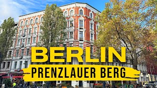 Berlin Prenzlauer Berg Autumn Walking Tour 🍂 4K Relaxing Walk in Berlin Germany [upl. by Chiquia]