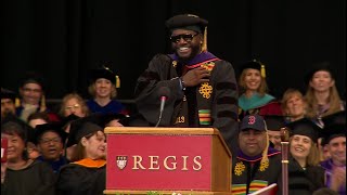 Big Papi delivers emotional speech after receiving honorary college degree [upl. by Katina238]